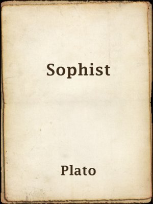 cover image of Sophist
